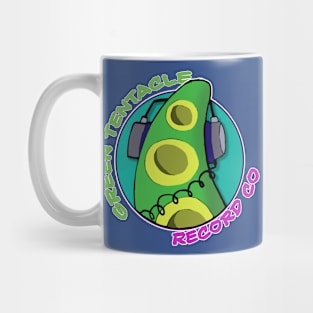 Green Tentacle Record Co Mug